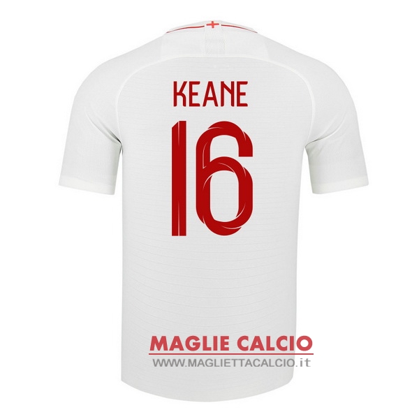 nuova maglietta inghilterra 2018 keane 16 prima